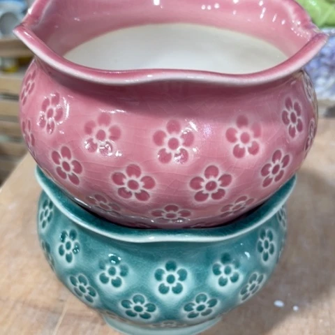 红陶口径不清楚问客服