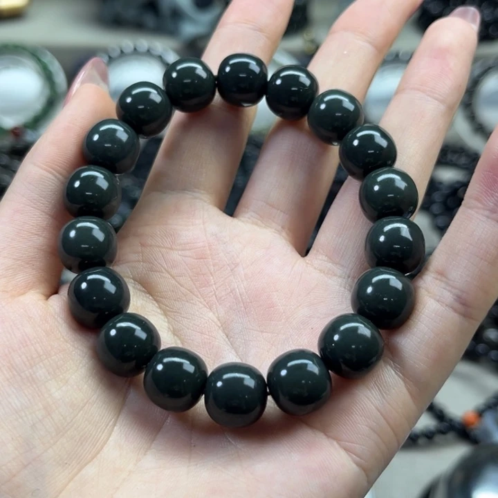 和田玉未镶嵌手链