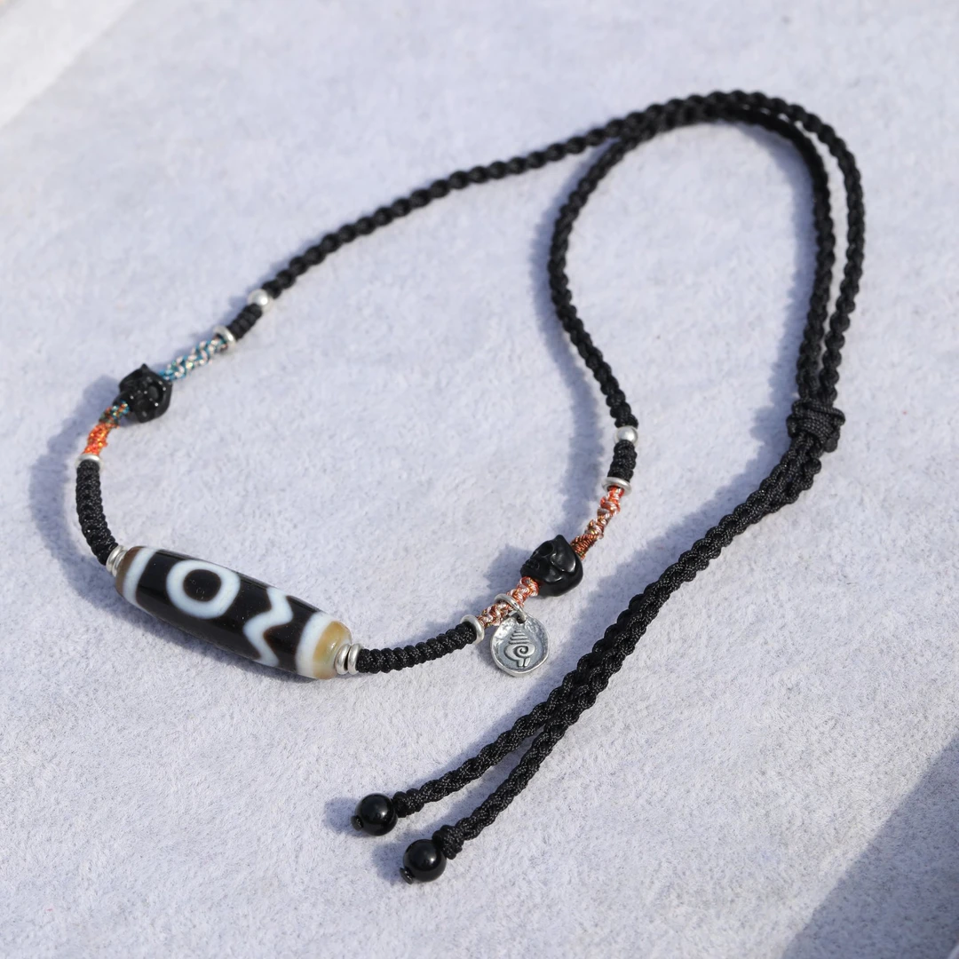 【观澜珠宝】 玛瑙项链 复古民族风藏式吊坠 多样发其一 2486