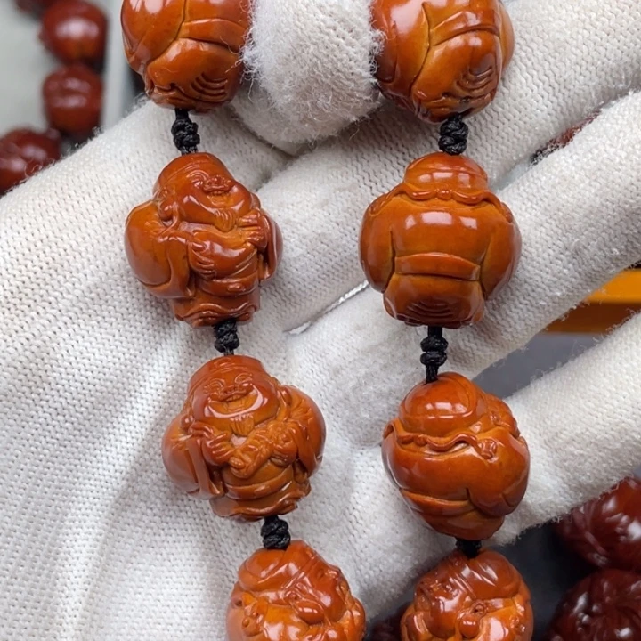 马***7手串/手链橄榄核财神