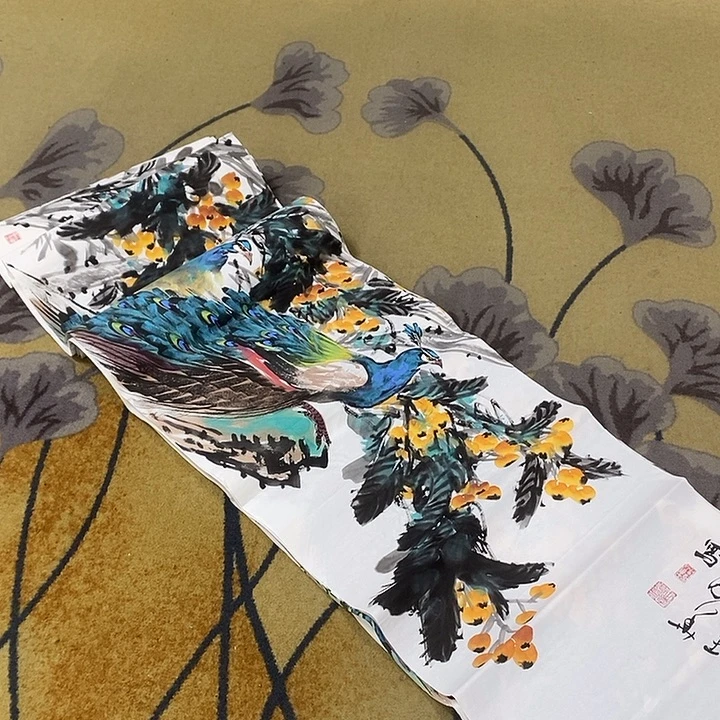 传***画国画王孝华50.180手绘画芯