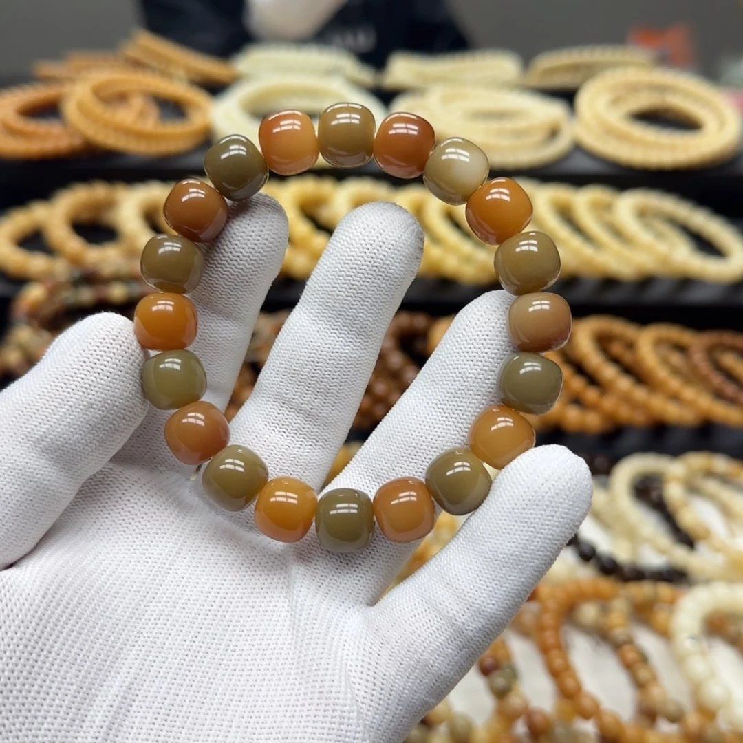 菩提根/象牙果手串11×12 5年 鬼工