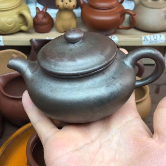 紫砂茶壶还原烧仿古180豪升左