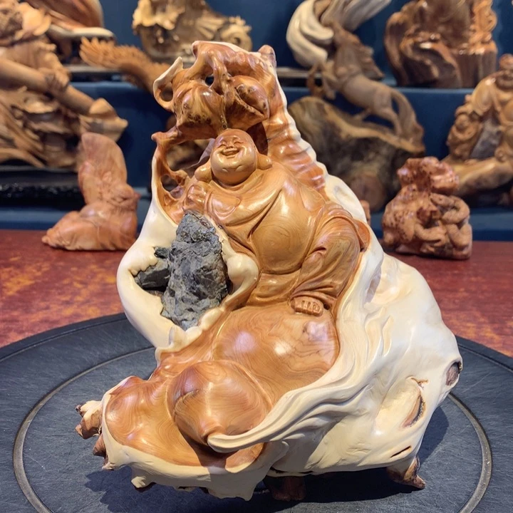 柏木（崖柏）根雕摆件