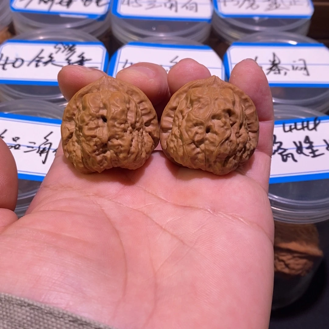 吊坠文玩核桃34全品蛤蟆头