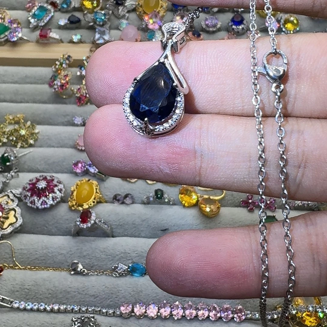 银S925镶嵌水晶戒指