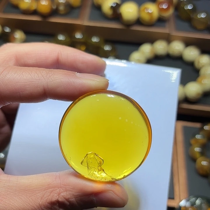 琥珀未镶嵌手链福利价：金蓝旗开得胜18.1克