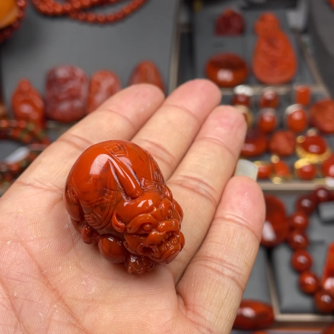【闪购商品】南红玛瑙珠宝奇石未镶嵌吊坠