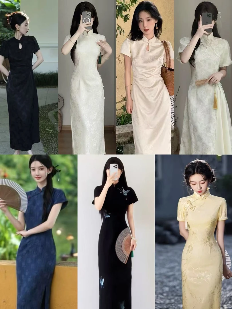【 旗开得胜9】新中式国风显瘦改良版旗袍连衣裙时尚合集