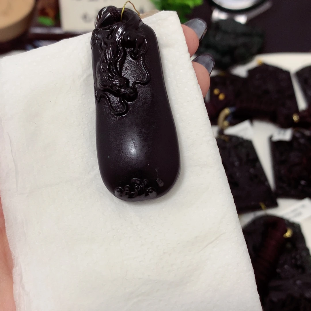 天然a货钢琴黑挂件