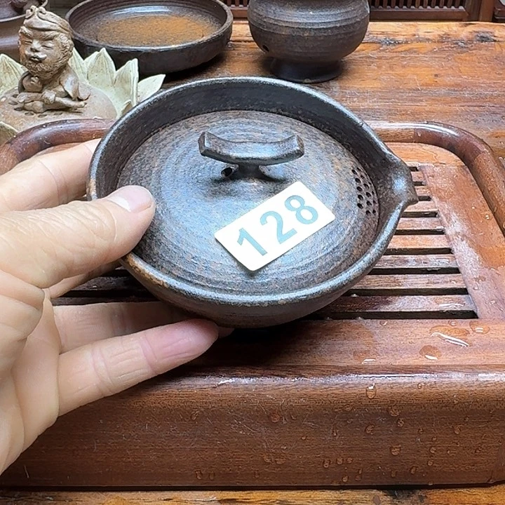 纯手工制作粗陶茶具