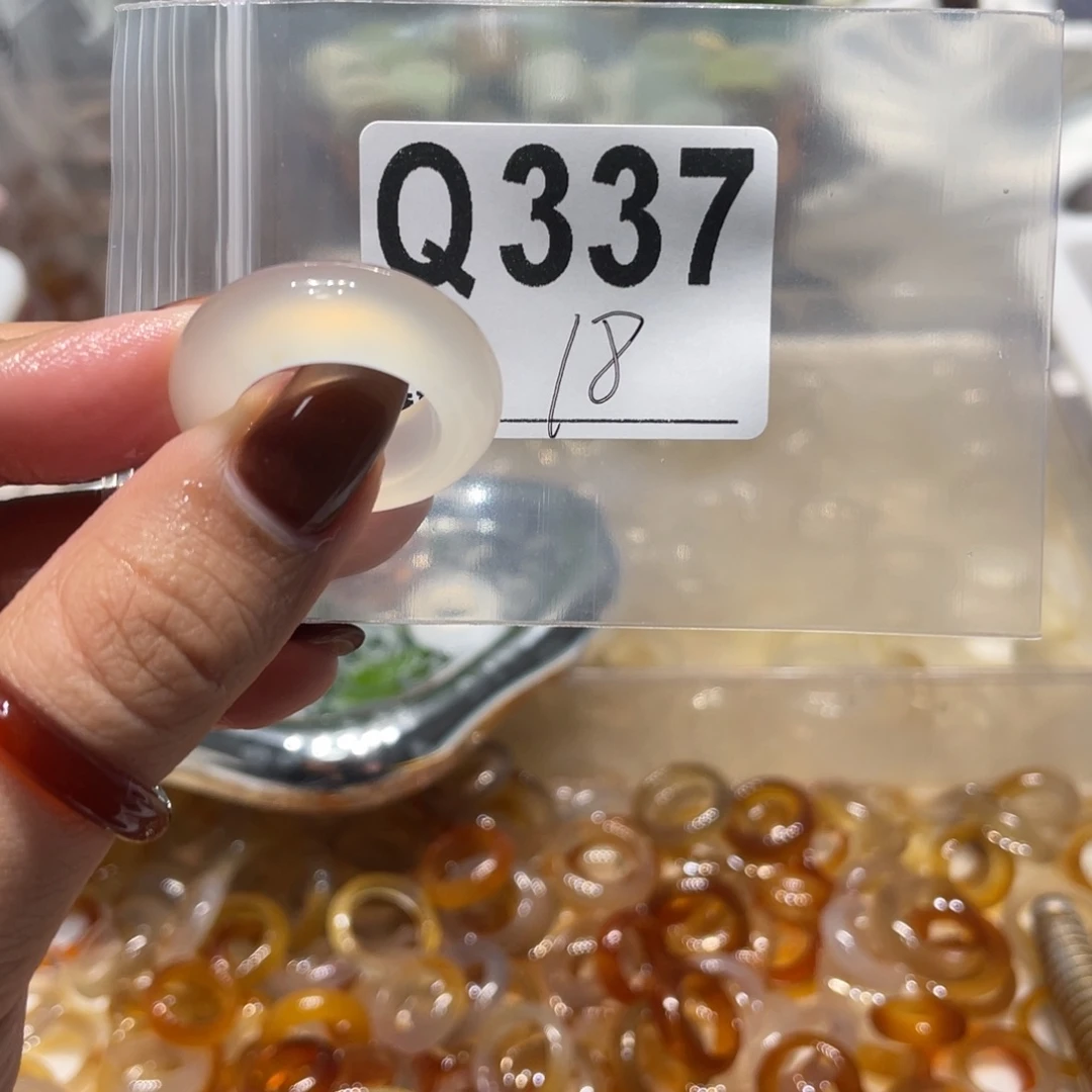 玛瑙/玉髓未镶嵌戒指337