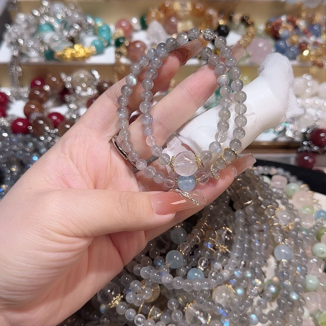 水晶手链未镶嵌把