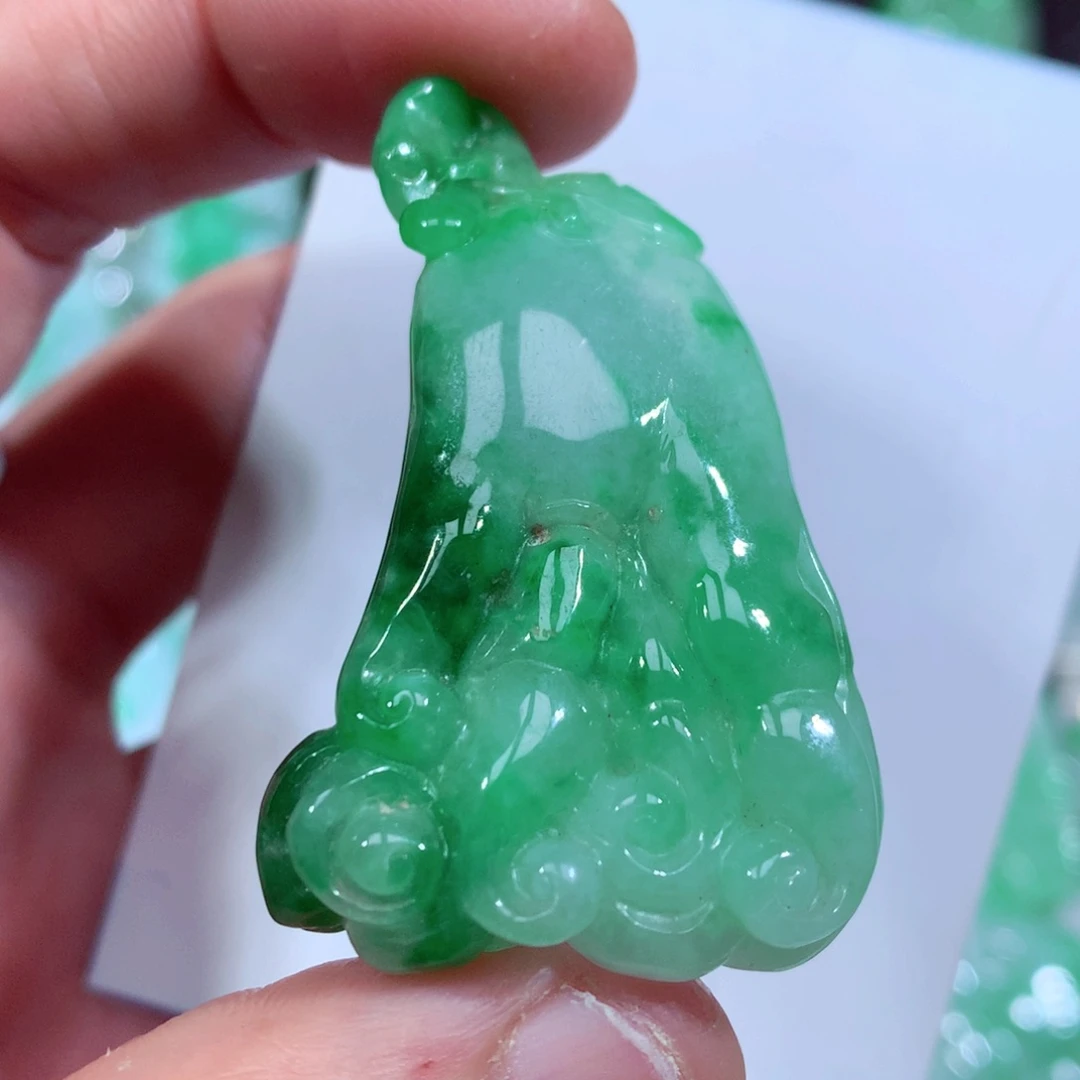 翡翠颈饰未镶嵌缅甸翡翠
