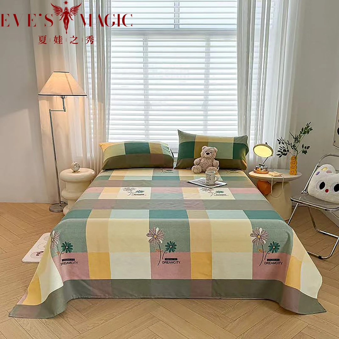 A类原棉夏季必备家用老粗布软凉席三件套