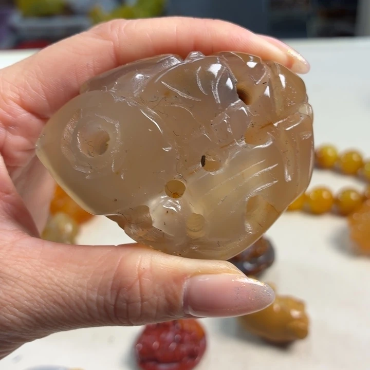 玛瑙/玉髓未镶嵌吊坠(不含链)