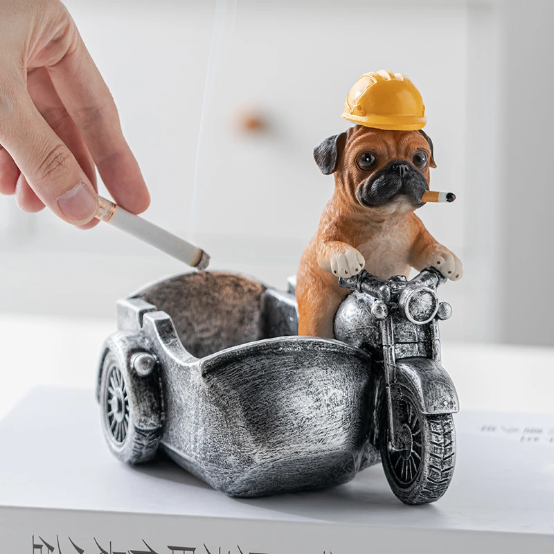 烟灰缸个性创意轻奢高级感高端大气上档次防飞灰家用客厅送男友