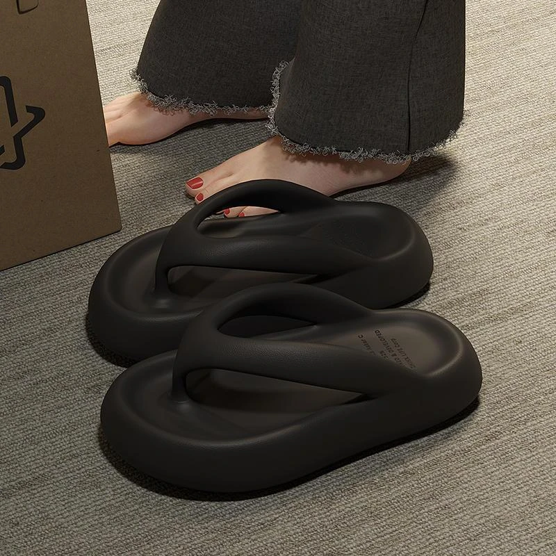 女人字拖厚底拖鞋女夏增高复古休闲ins外穿日女士鞋子人字拖新款