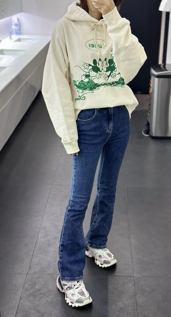 99新 GUCCI/古驰  cc一二四  棉 古驰联名米奇图案卫衣 xs码 98新