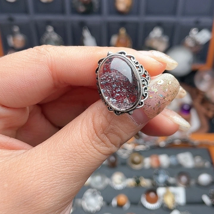 水晶戒指银S925镶嵌11111111111