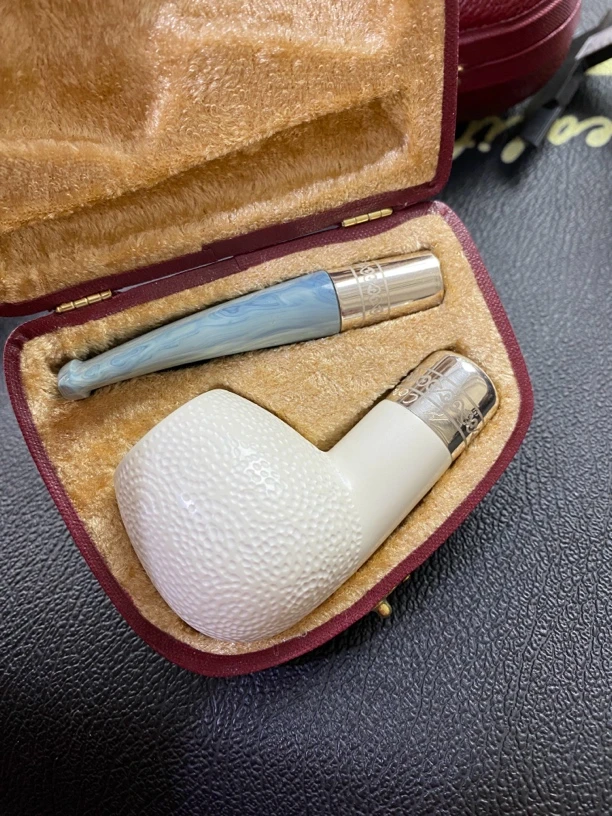 海泡石烟斗Hcor海盐苹果19*32