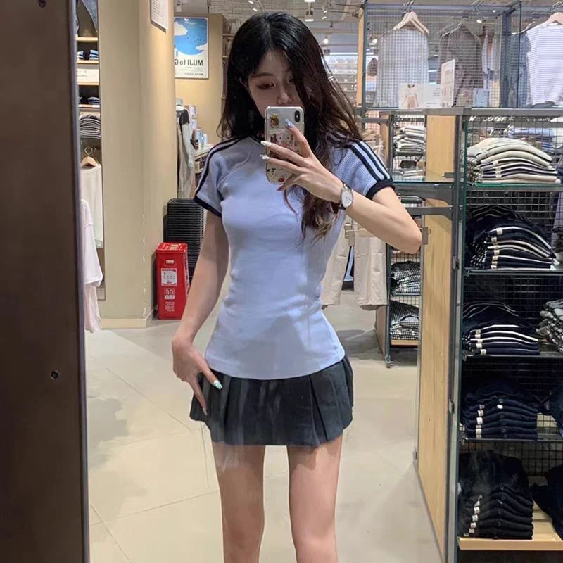 【奥莱撤柜清仓】针织短袖t恤衫