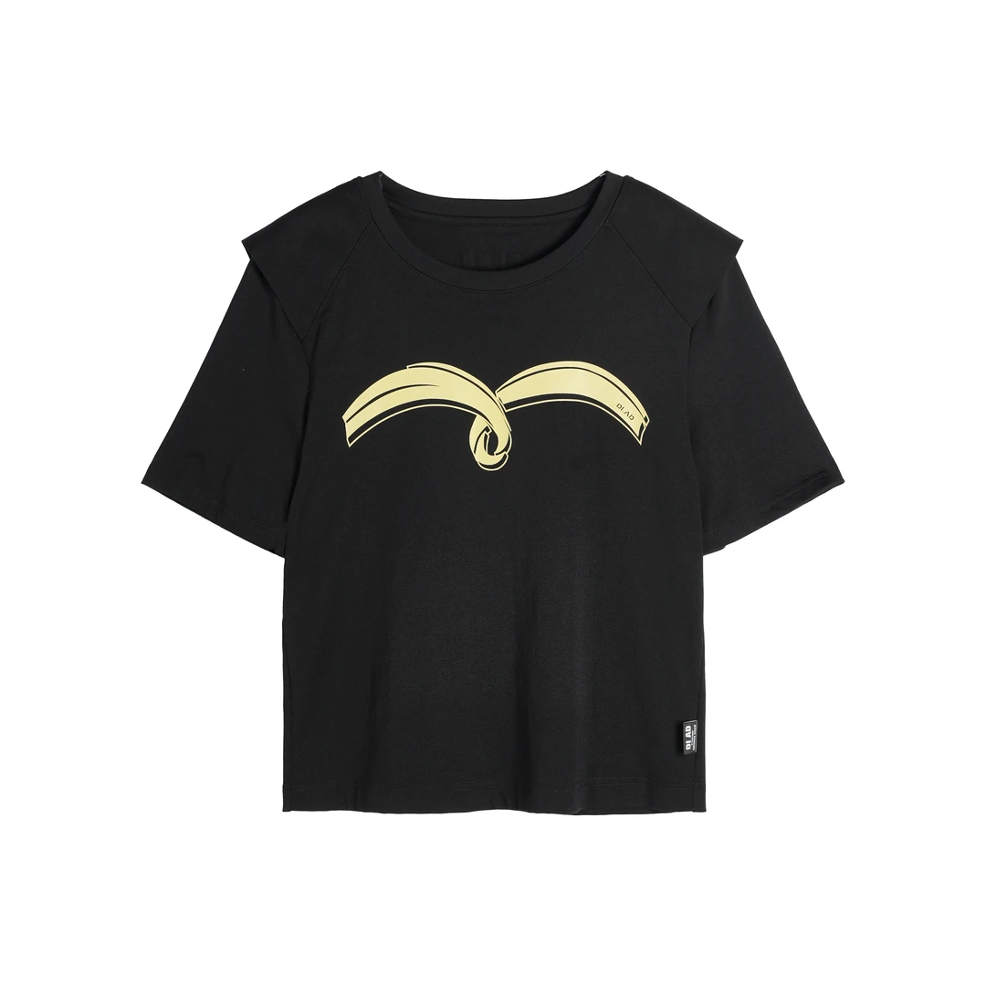 DI.AD 2025春季新款百搭设计感短袖T恤时尚短款设计师DB412003T2