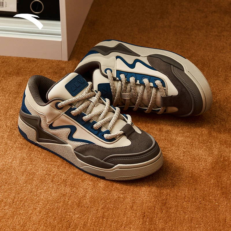 安踏骜杰S丨厚底增高男子板鞋秋季新款潮流休闲运动鞋子112448081