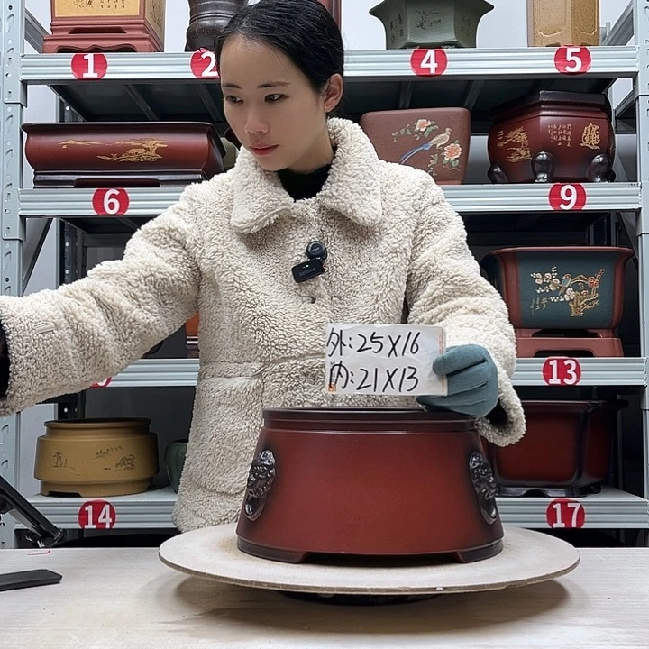 紫砂花盆紫砂花盆