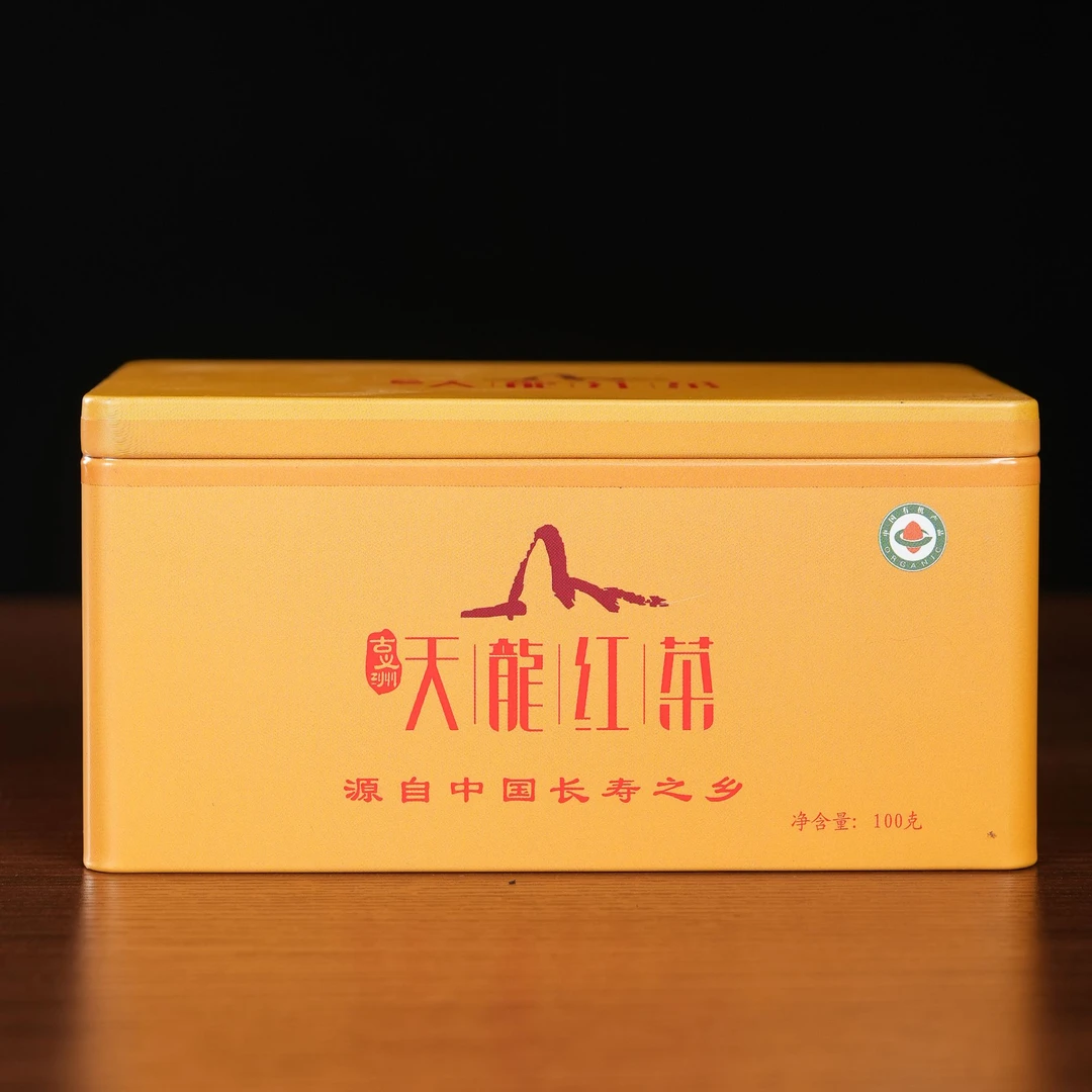 天龙有机红茶100g【方罐装】