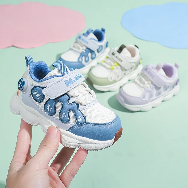 EC755几米熊2025秋季新款男童宝宝鞋亮灯女童休闲鞋运动机能鞋