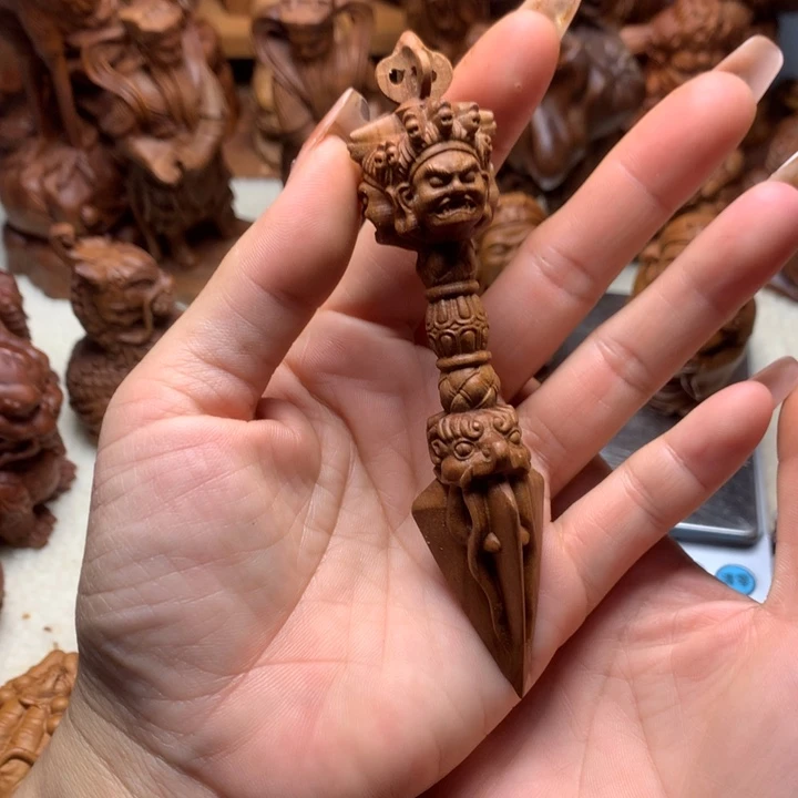 檀香木其他老山檀香手把件