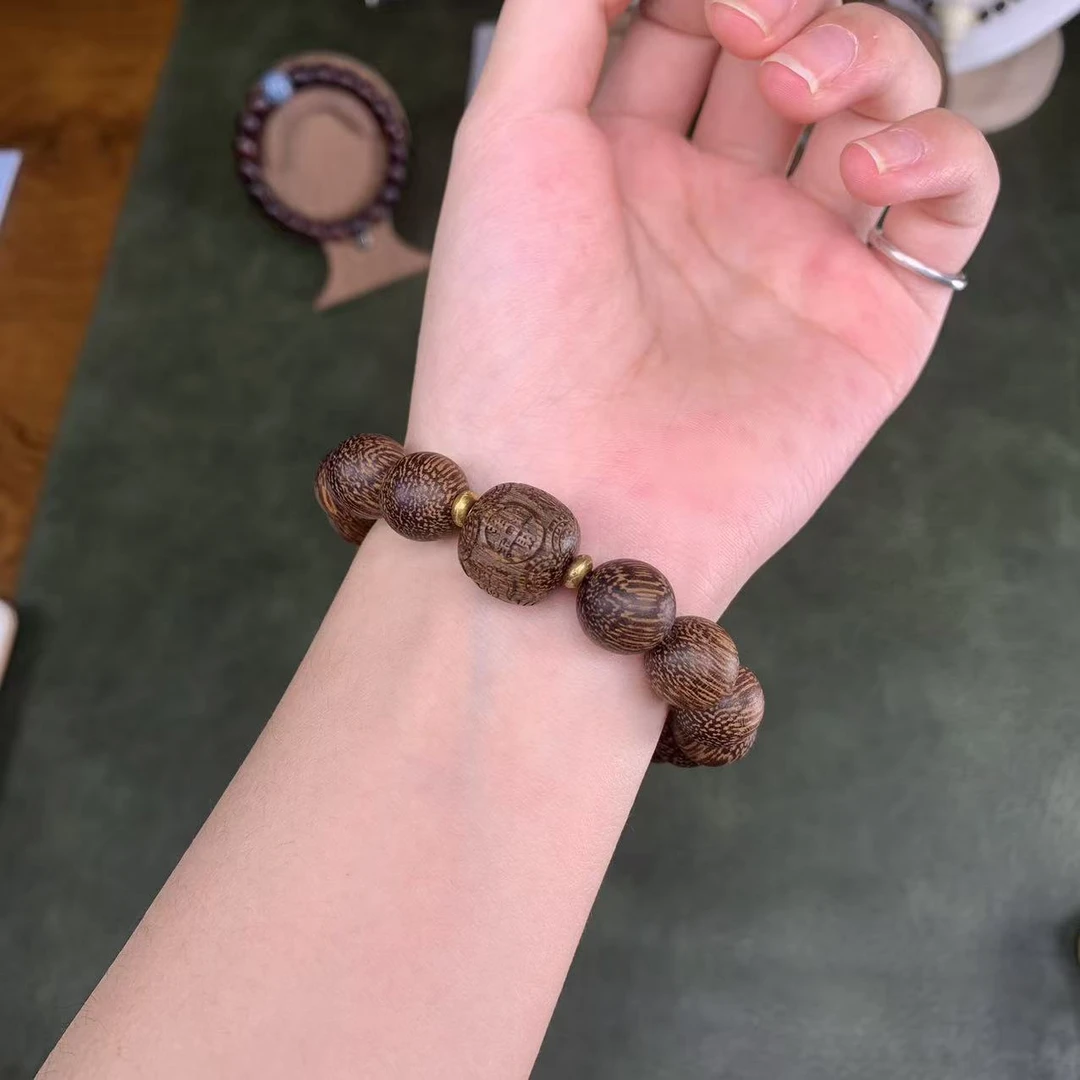 鸡翅木单圈手串MK704