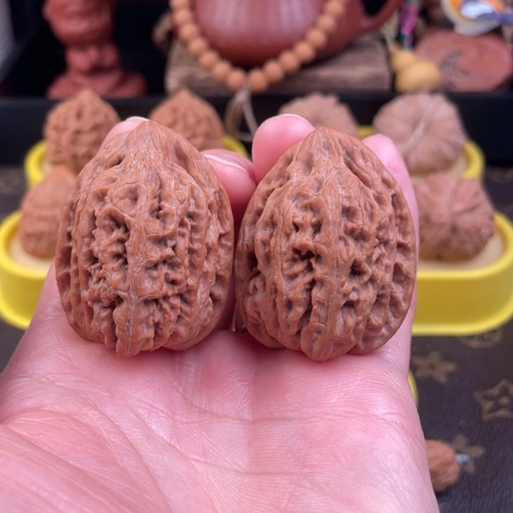 吊坠文玩核桃平谷带鱼35