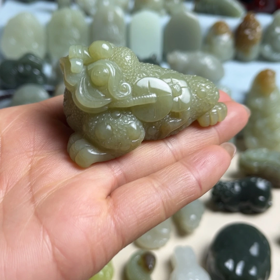 和田玉未镶嵌摆件