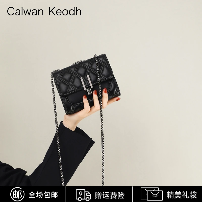 Calwan Keodh包包女小方包2025款休闲斜挎包生日礼物送女友送老婆
