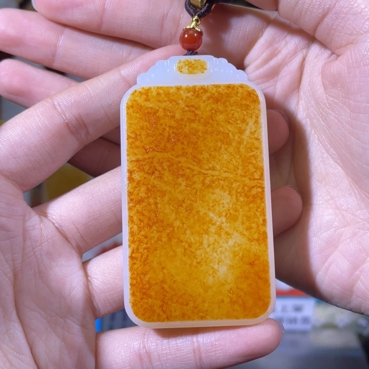 和田玉挂件未镶嵌魚*情