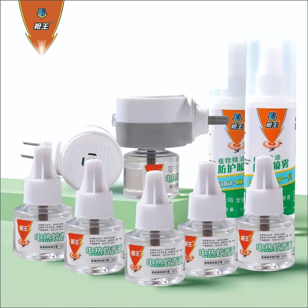 枪王电热蚊香液正品特惠套装孕婴适用全家可用防护家用插电无香