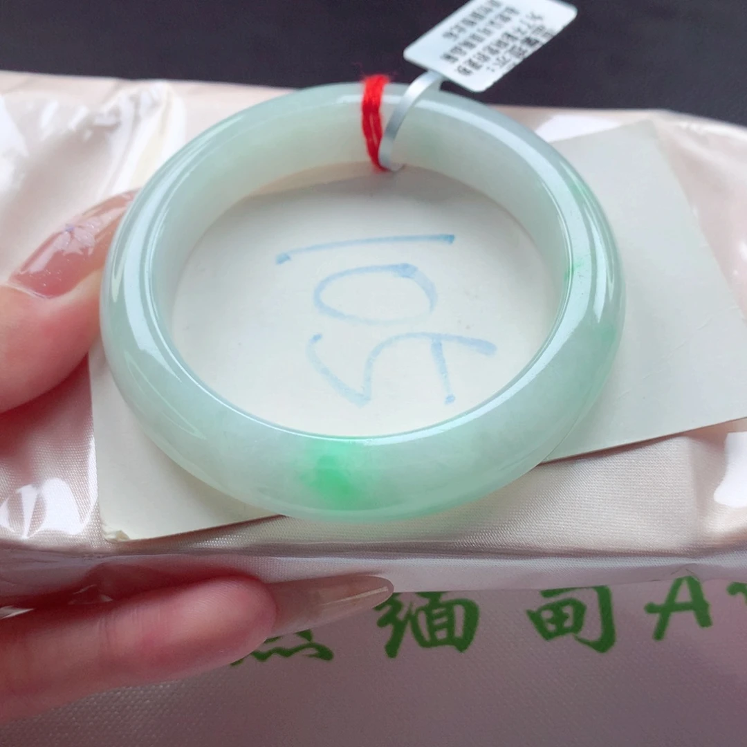 翡翠手镯未镶嵌天然缅甸翡翠A货手镯 05号