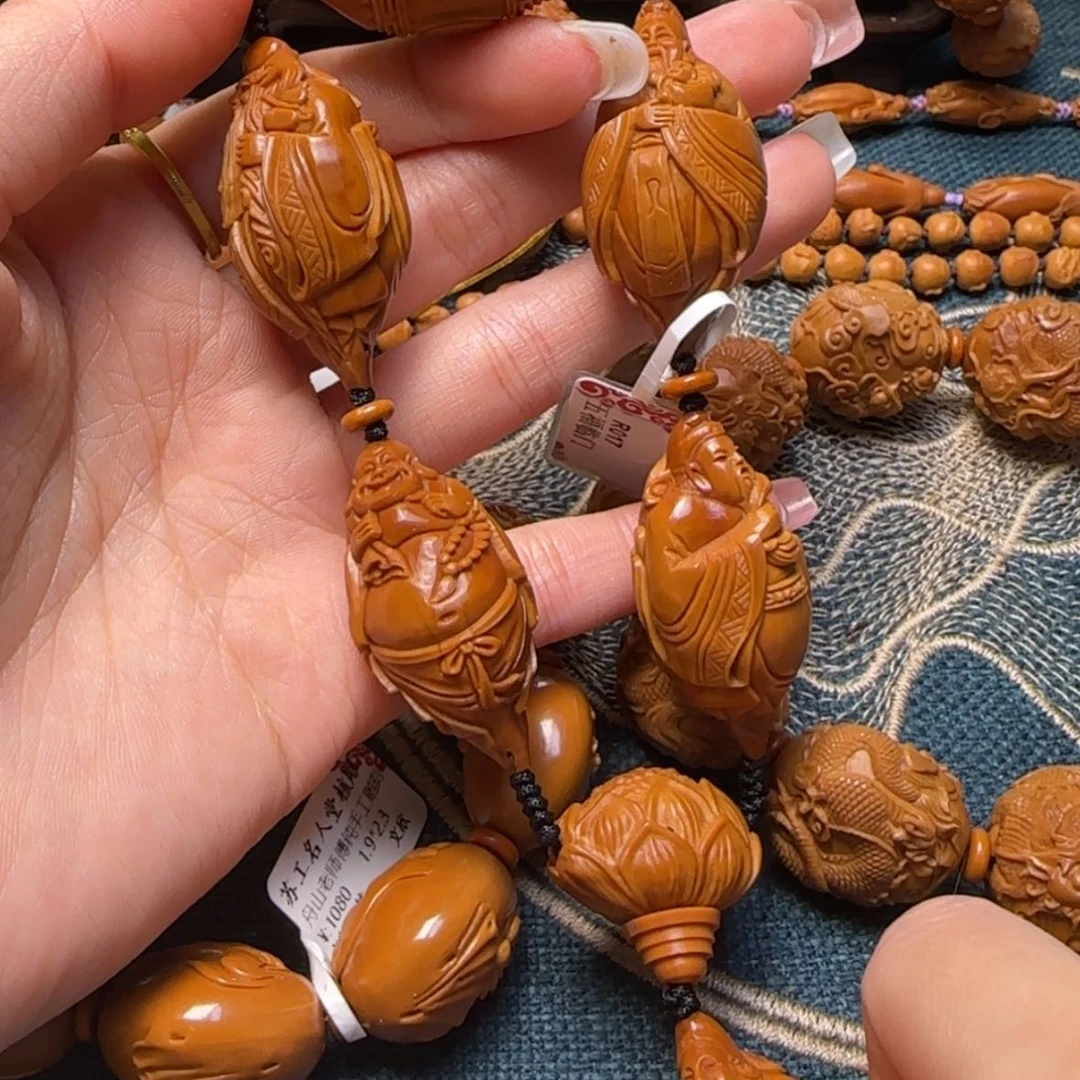 【闪购商品】橄榄核手串五福临门