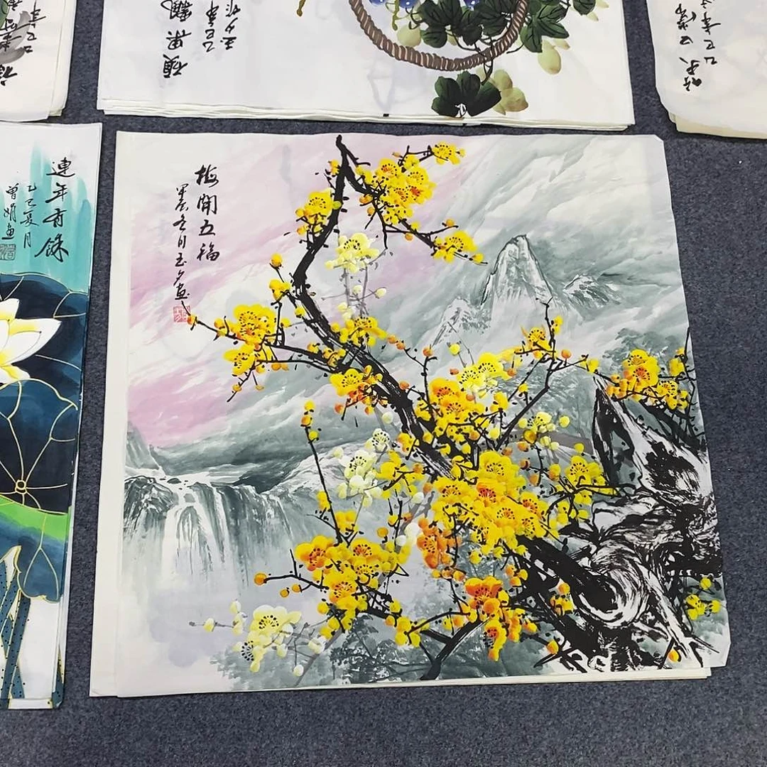 国画68✖️68山水梅花画画画画画画