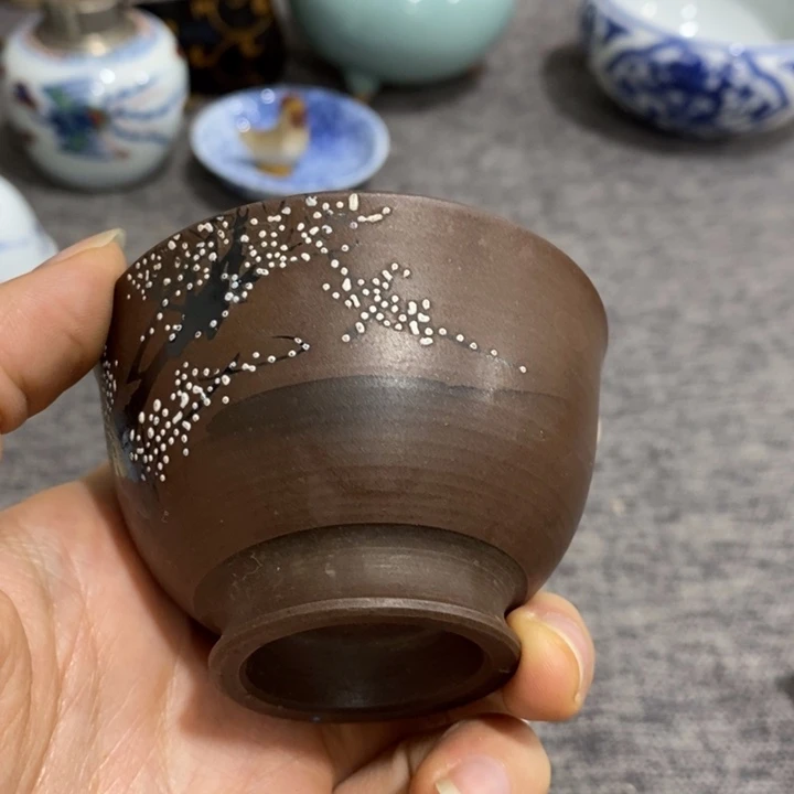 紫砂茶杯非常漂亮好看的碗