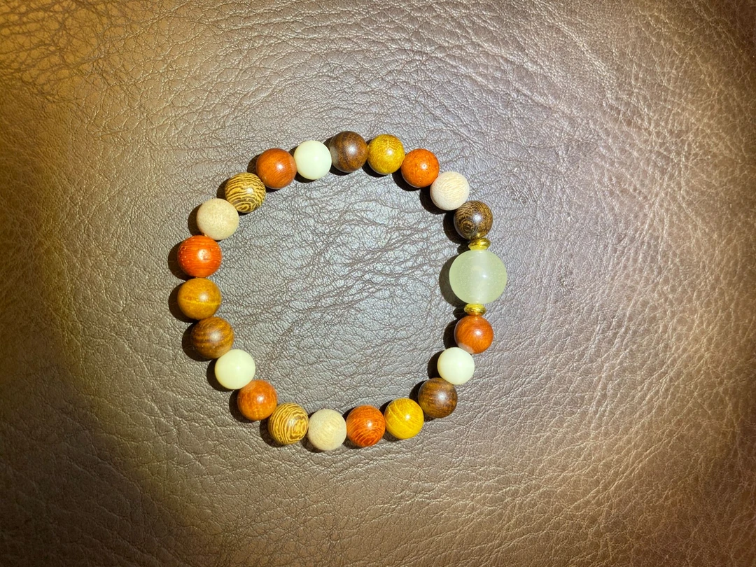 0011多宝隔珠夜光精品单圈手串an0011（无礼盒）