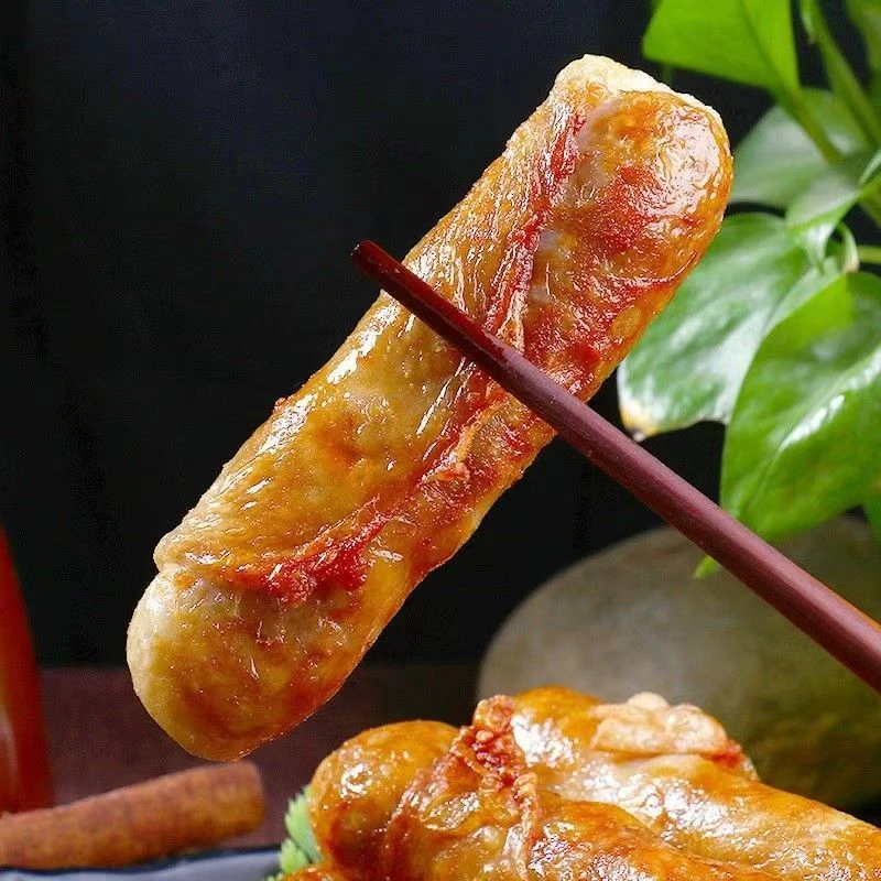 福春园清真爆浆鸡腿卷鸡腿肉台湾美食寿司油炸烧烤小吃批发商用