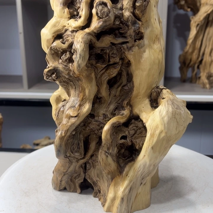 木石榴木榴疤底座花架