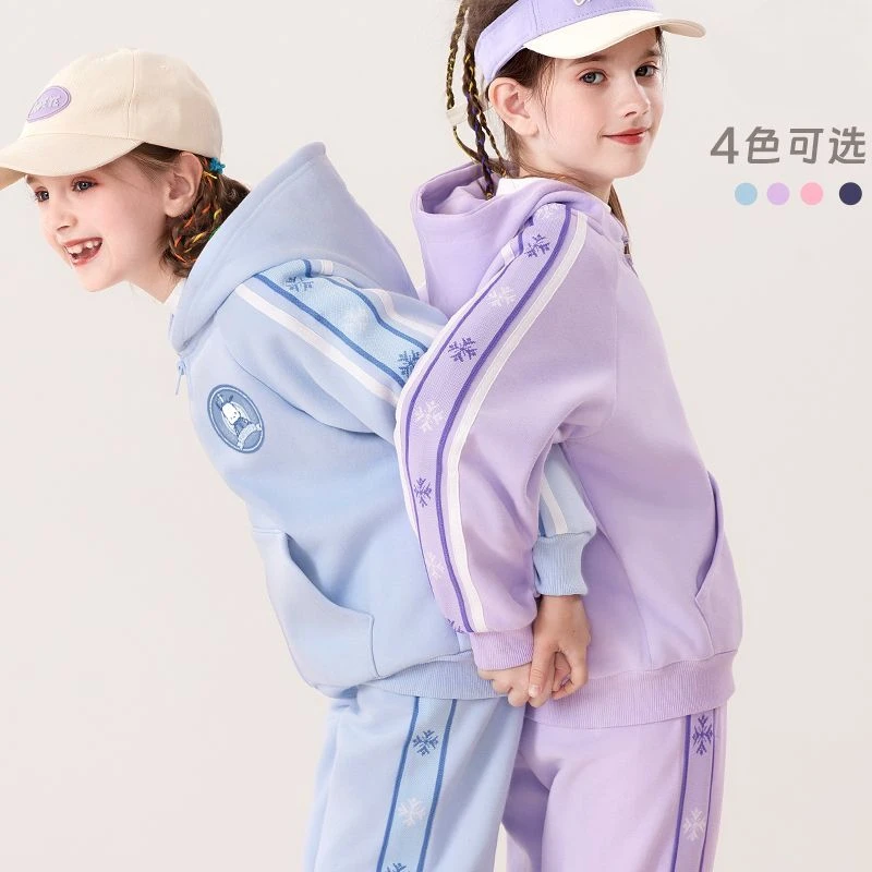 女童秋款套装2025新款儿童洋气卫衣卫裤两件套中大童春秋休闲运动