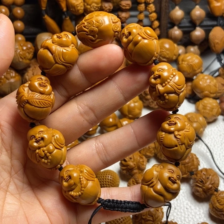 【闪购商品】橄榄核手串/手链八大弥勒2.0左右
