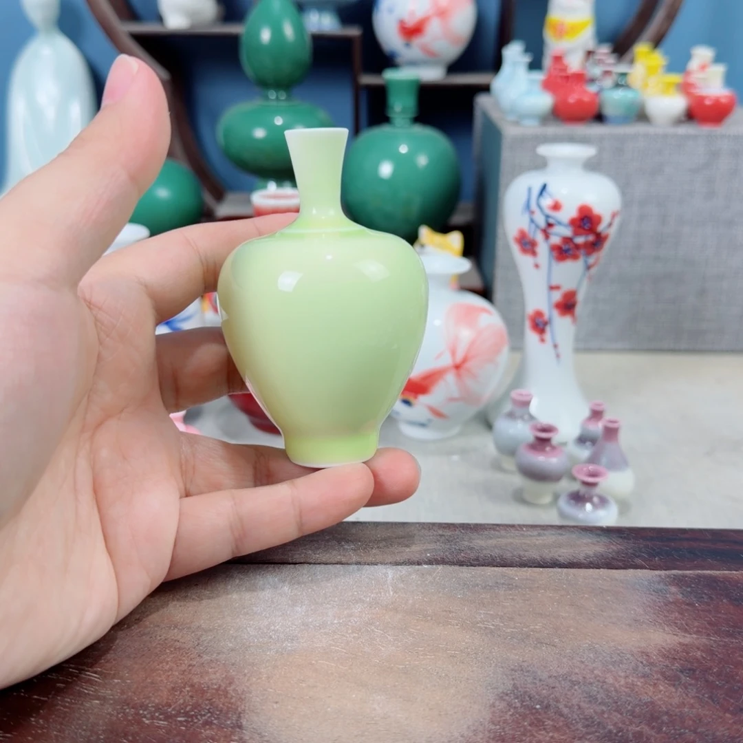 陶瓷手工小花器摆件