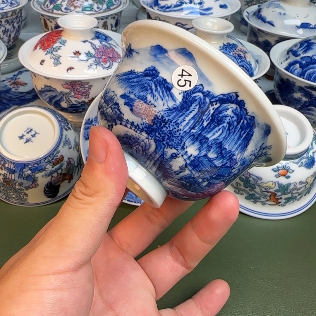 彦祖纯手工手绘茶具45