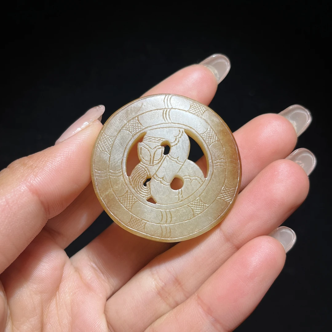 玲珑古玉收藏和田玉玉璧